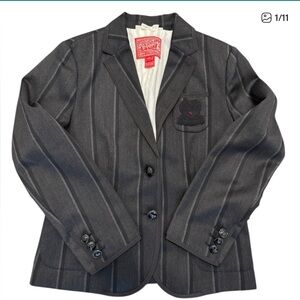 Coach Poppy Alex Stripe Blazer